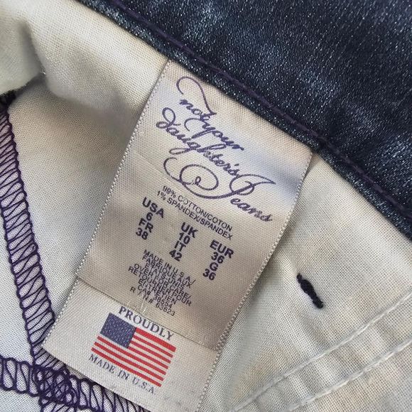 NYDJ Cropped Jeans Size 6 with Zipper Cuff Medium Wash - Picture 4 of 5